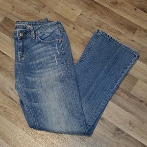 American Eagle True Boot Blue Cut Jeans